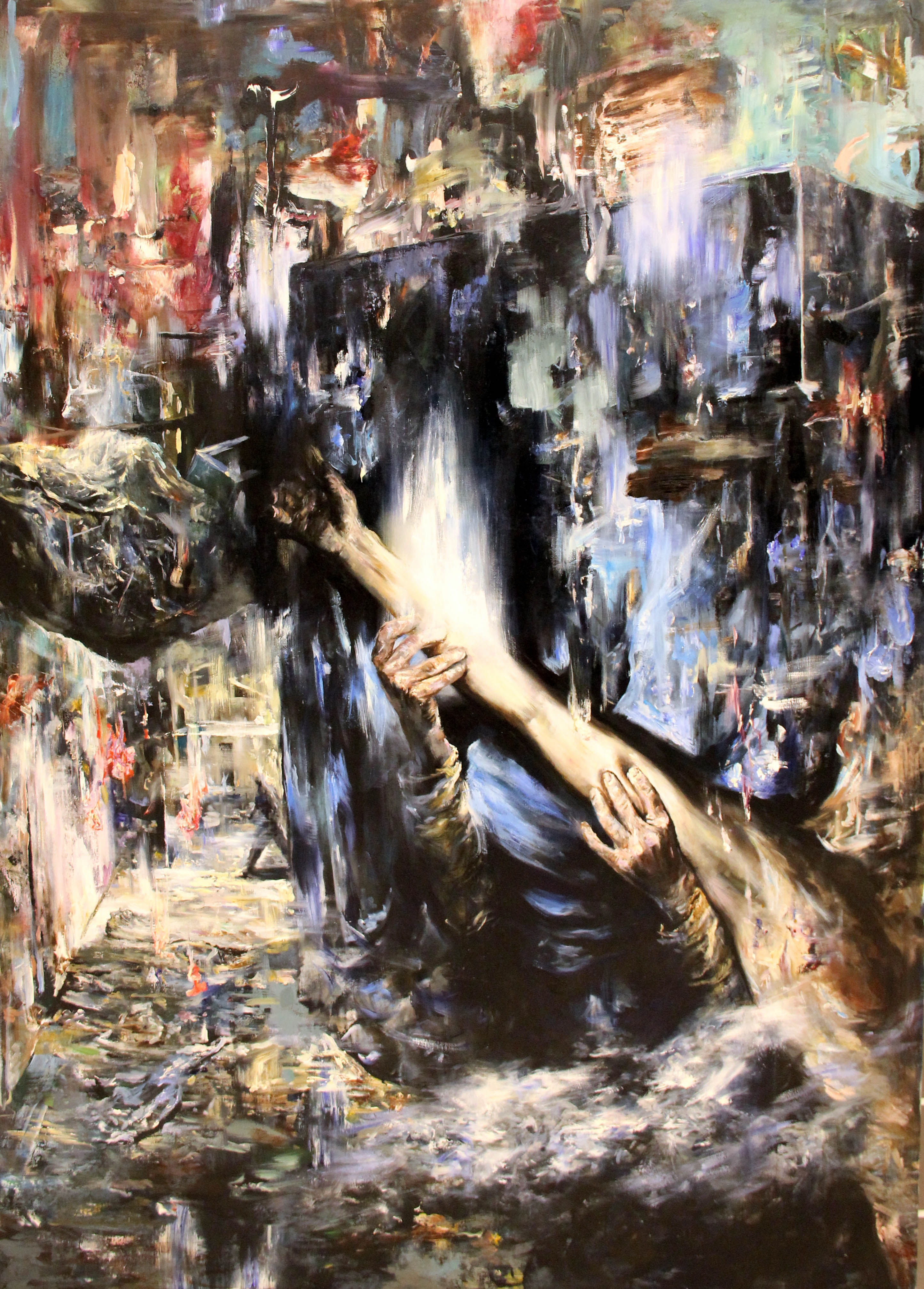 The Right Arm, 2014, Tuval üzerine yağlıboya- Oil on canvas, 160x116 cm